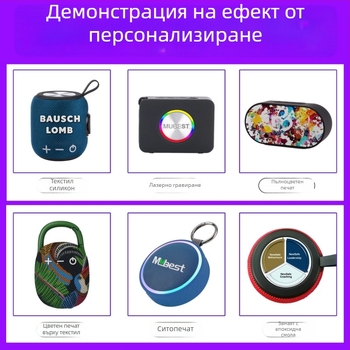 Водоустойчив Bluetooth говорител със слот за TF карта, компактна преносима колона за външна употреба с халка за закачане
