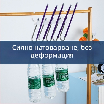 Неръждаема стомана сгъваема щипка за панталони, многослоен телескопичен мултифункционален органайзер за съхранение, закачалка за панталони без следи