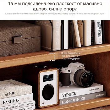 Използван стенен шкаф за хол и спалня, дълъг шкаф за съхранение и витрина
