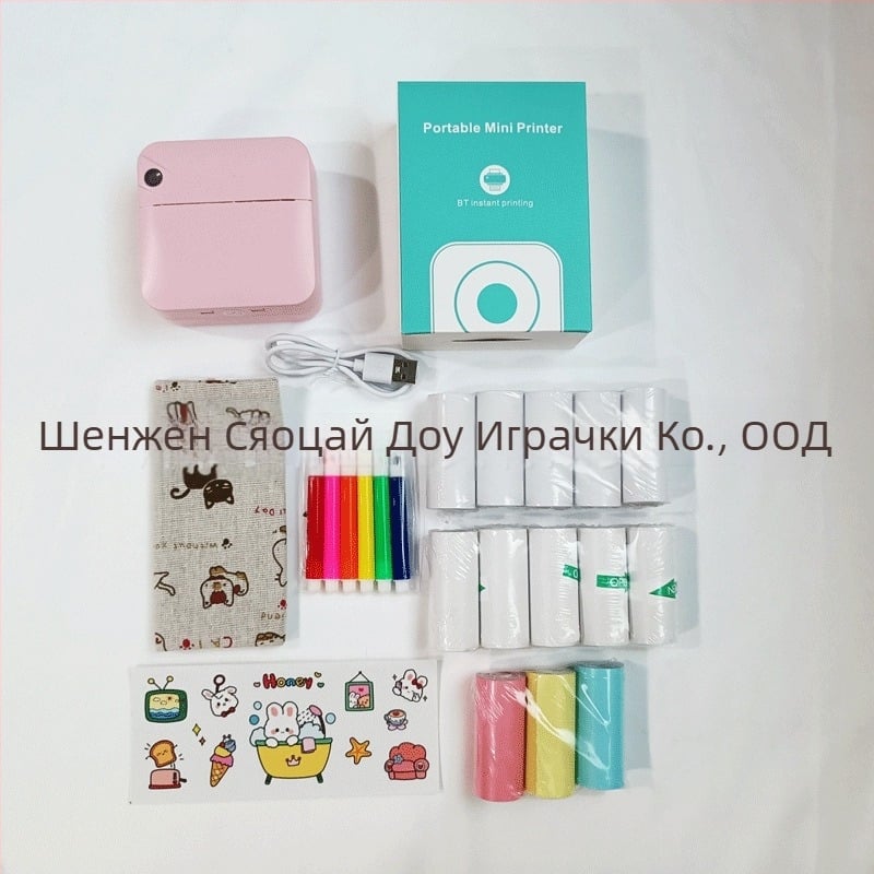 C17 безжичен принтер за етикети с Bluetooth, компактно преносимо устройство за печат на етикети, формат 5,7 см