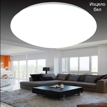 LED кръгла таванна лампа комплект със железно шаси и абажур за DIY осветление в спалня, коридор и балкон