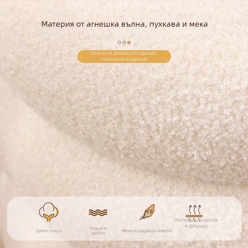 Бархетна кръгла ниска табуретка за дома, малка табуретка за дневната, удобна за продължително сядане, табуретка за обувки във входа