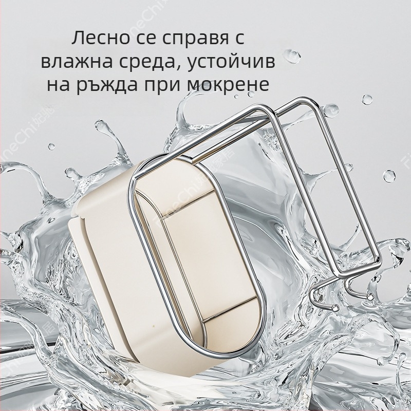 Кухненска стойка за кърпи с интегриран дренаж, без пробиване, за мивка и прозоречен перваз, индустриален стил