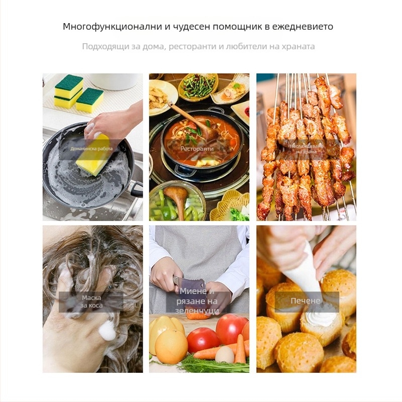 Еднократни ръкавици с екстра дебелина, хранителен клас, за търговска и битова употреба, за миене на съдове и кухненски задачи, издръжливи, прозрачен PE материал