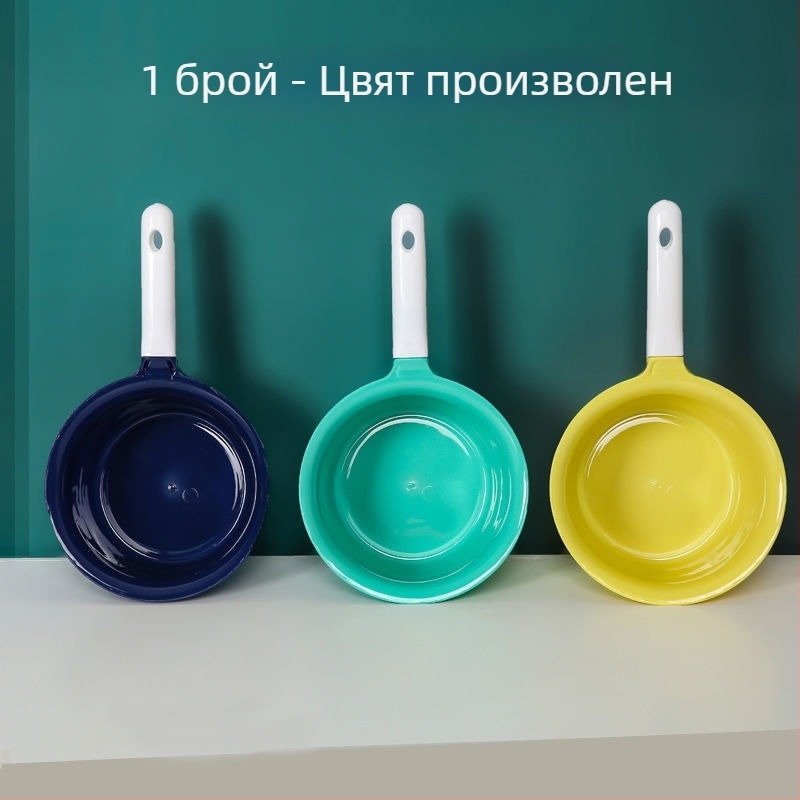 Укрепнена пластмасова кофа със седалка и капак – многоцелеви съд за дома: съхранение на вода, кофа за риболов, преносима кошница за баня и съхранение на пране
