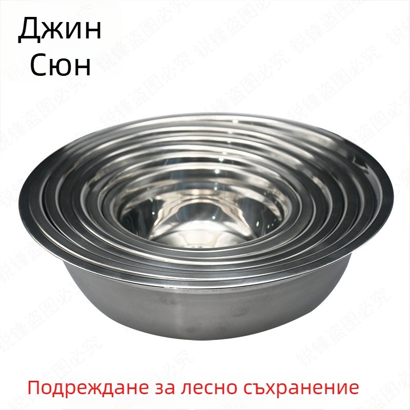 Безмагнитна мултиразмерна супова тенджера, кръгла кухненска посуда за готвене