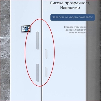 Силиконова защита за дръжки на врати – противоударна лента за шкафове, врати, хладилник и стени