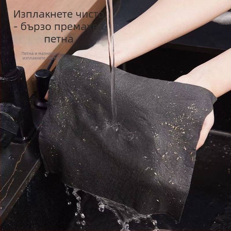 Магическа кърпа за почистване на стъкла без следи от вода, удебелена микрофибърна кърпа за стъкло, висока абсорбция и без власинки
