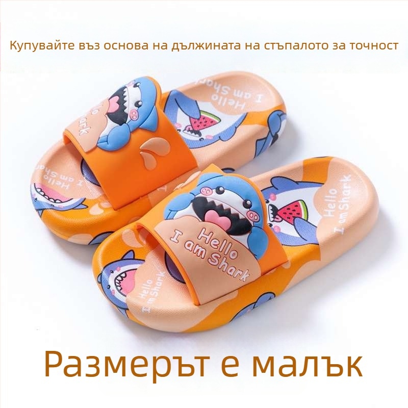 Детски пантофи с принцеса за момичета, вътрешно ползване, нехлъзгаща подметка, лято, мека подметка