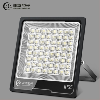 LED прожектор 200W за външно осветление на рекламни табели и дворове, алуминиев корпус IP65, 432 диода, 6000 лумена, CRI 80–90, ъгъл на лъча 90–120°