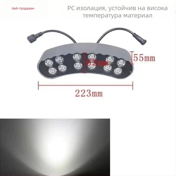 LED кръгово осветление за дърво на открито, градина, 180° прожекционен LED, алуминиев корпус, IP66, 24V, 12 LED