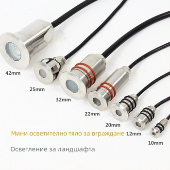 LED подземно осветление със звезден дизайн и дишащ ефект, външен прожектор, 12V, подводно осветление, мини подова светлина, светлина за стъпала