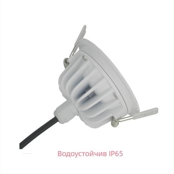 LED вградена таванна светлина, широк диапазон напрежения, водоустойчива и влагозащитена, против запотяване, подходяща за баня и кухня, 5W–24W