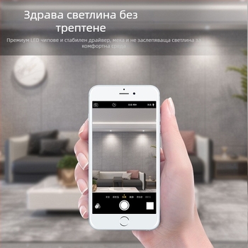 LED вградена таванна спот светлина, алуминиева конструкция, 3000K/6000K, CRI ≥90, мощности 5/7/12/15/18W