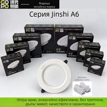 Jinshi Lighting GOPO LED вградена таванна светлина A6LED, 5-24W