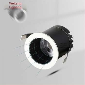 LED мини вградена COB точкова лампа, антиотражателна, таванно осветление със звезден ефект за винен шкаф