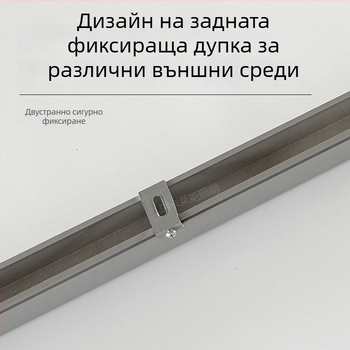LED линеен светлинен профил за външно водоустойчиво контурно осветление на фасада