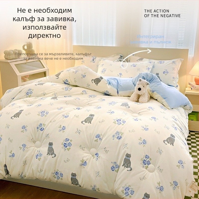 Всесезонно тънко одеяло за общежитие, за единично легло