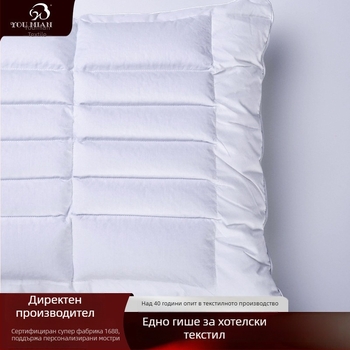 Възглавница с елда и памучно-ленен калъф - квадратна, 15-20 cm, 0.55-1.0 kg