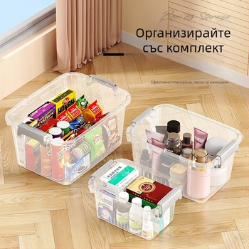 Автомобилен органайзер за дрехи, играчки и закуски с капак – преносима кутия за съхранение