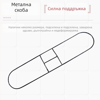Аксесоари за моп: удебелена еднополюсна пръчка, въртящ се патрон, железна рамка, рамка за прах и държач за моп