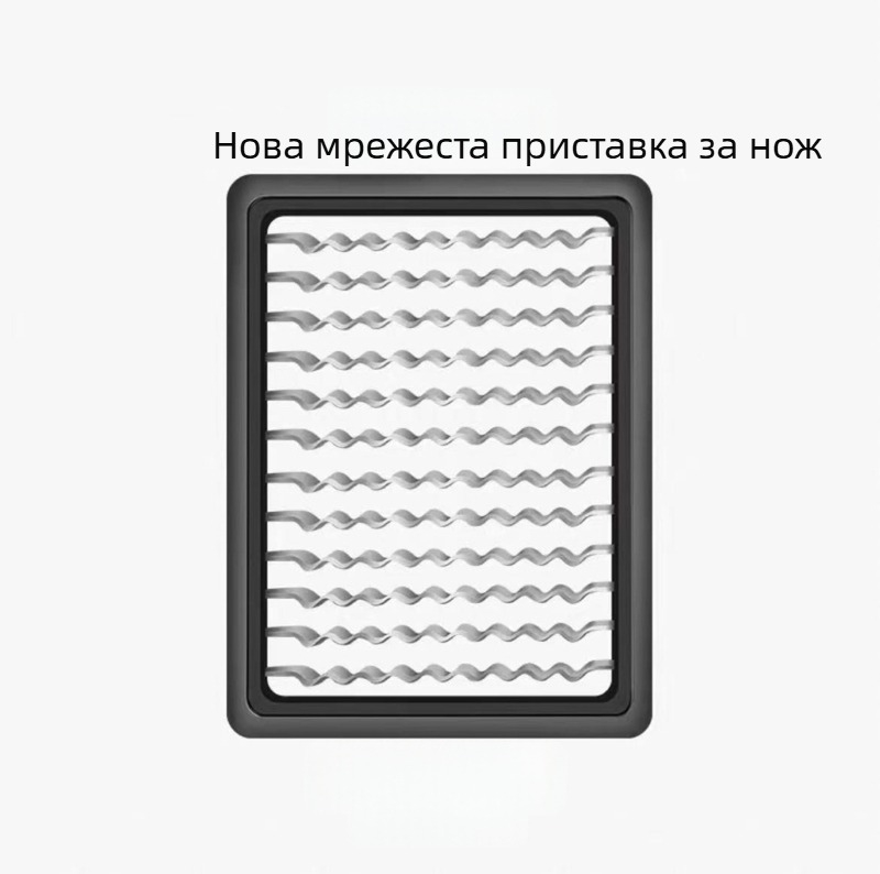 GP-860/GP-870 Аксесоари за резач за зеленчуци – нож, нарезач с мрежа и мрежести ножове за кубчета