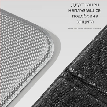Сгъваема PVC йога постелка, 183 x 61 см, 8 мм, райета, професионално ниво, мъжка фитнес постелка
