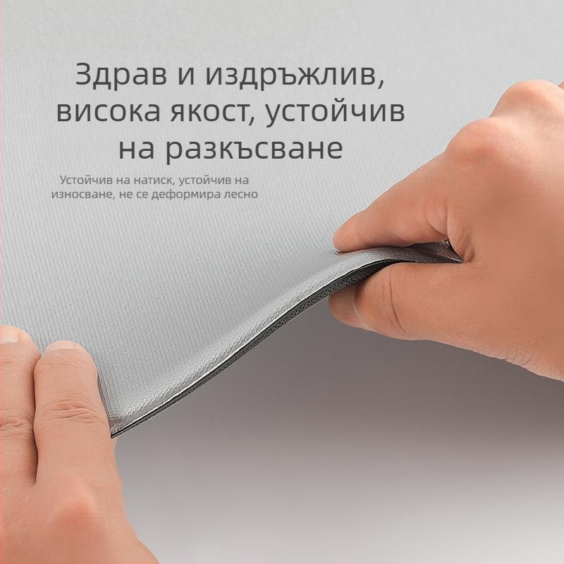 Сгъваема PVC йога постелка, 183 x 61 см, 8 мм, райета, професионално ниво, мъжка фитнес постелка
