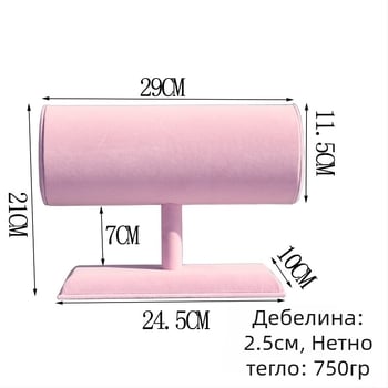 Фланелен държач за изложба на ленти за глава и аксесоари за коса, универсален за възрастни и деца, държач за бижута