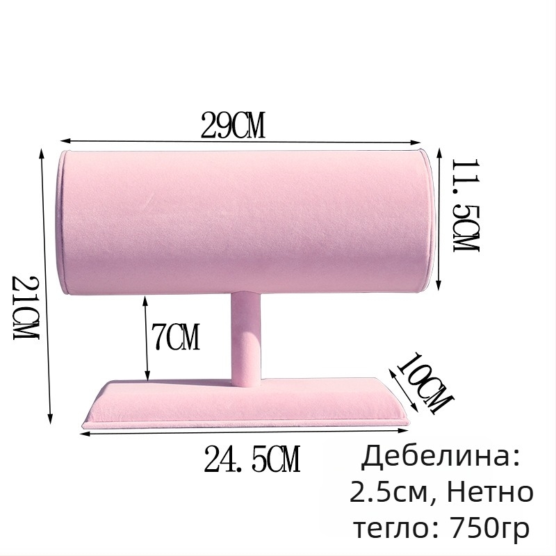 Фланелен държач за изложба на ленти за глава и аксесоари за коса, универсален за възрастни и деца, държач за бижута