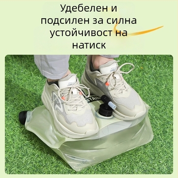 Преносима сгъваема водна чанта за къмпинг, 8 л капацитет, удебелена мека водна съхранителна чанта