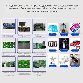 Пълен пакет PCBA за електрическо устройство за обезкосмяване — проектиране на управляваща платка и разработване на функционалността на материнската платка