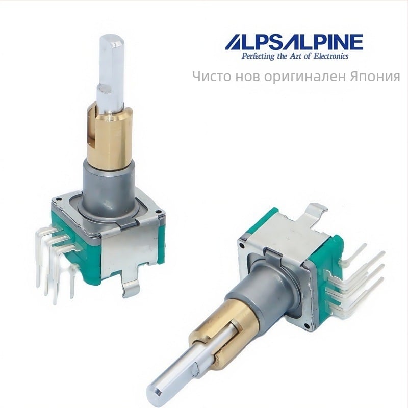 ALPS EC11EBB24C03 двуосен въртящ енкодер със бутон, 30 позиции, 15 импулса