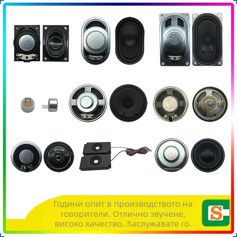 Bluetooth говорител, диаметър 52 мм, 4 Ω, 5 W, екологичен, жичен, кръгъл мултимедиен говорител с външен магнит