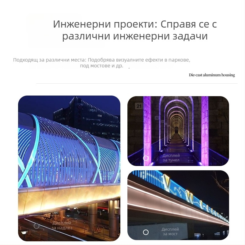 Водоустойчива LED стенна лампа с 3D динамичен воден модел, прожекционна лампа за стена, за бар и KTV, атмосфера с огнен фон