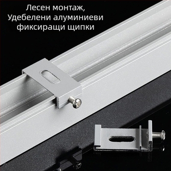LED външно осветление за очертания на сгради, парапети и мостове – водоустойчива линейна светлина, DC24V, IP67, дължина 1000 мм, 120° лъч, DMX512 димер, алуминиев корпус, монохромна или цветна