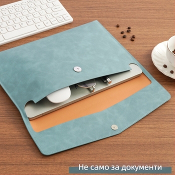 A4 кожена папка за документи за конференции – стилна еднослойна водоустойчива папка за договори с персонализирано лого