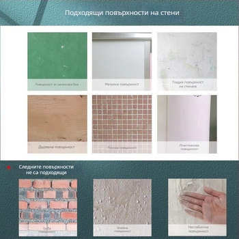 Прозрачен защитен филм за латексово боядисани стени, електростатично прилепване, не уврежда бялата стена, водоустойчив стенен филм