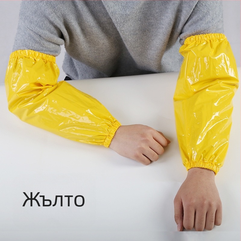 TPU бели водоустойчиви ръкави за възрастни – за работа, миене на съдове, кухня и дом, против замърсяване, защита при работа, водо и маслоустойчиви