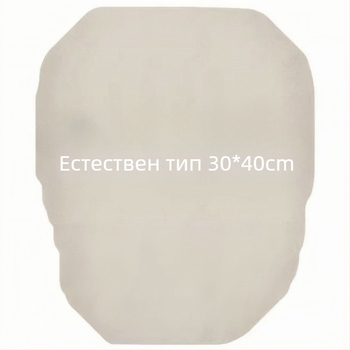 Истинска агнешка замша кърпа за почистване на стъкла, естествена, 30×40 cm, попивателна, бързосъхнеща, без водни следи.