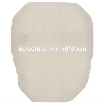 Истинска агнешка замша кърпа за почистване на стъкла, естествена, 30×40 cm, попивателна, бързосъхнеща, без водни следи.