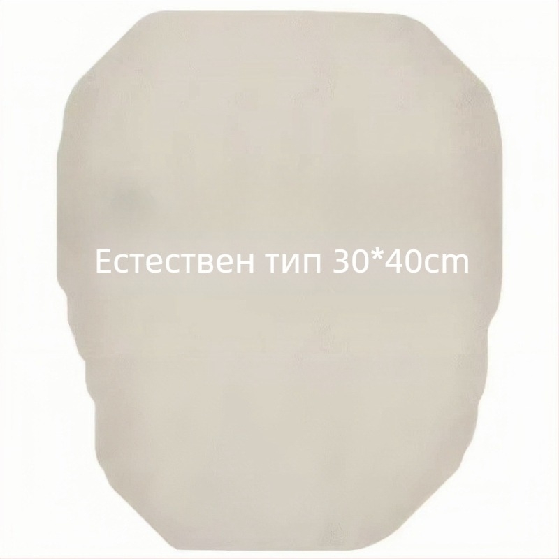 Истинска агнешка замша кърпа за почистване на стъкла, естествена, 30×40 cm, попивателна, бързосъхнеща, без водни следи.