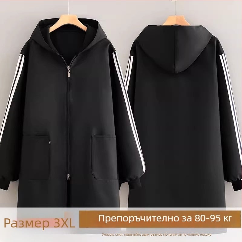 Престилка с дълги ръкави, антизамърсяваща, полиестер, размер XL–2XL, едноцветна, корейски стил
