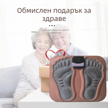 EMS загряващо устройство за масаж на крака с акупунктурни точки и подложка за крак за красота на краката