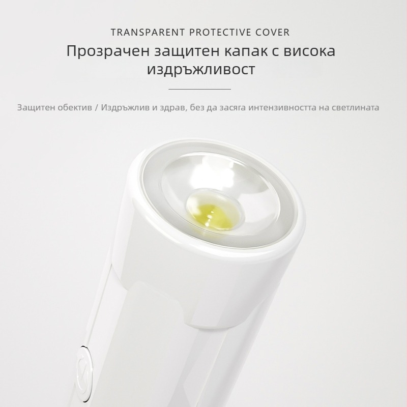 2025 нов модел ръчна лампа за маникюр, бяла, презареждаща се, портативна фототерапевтична лампа за нокти