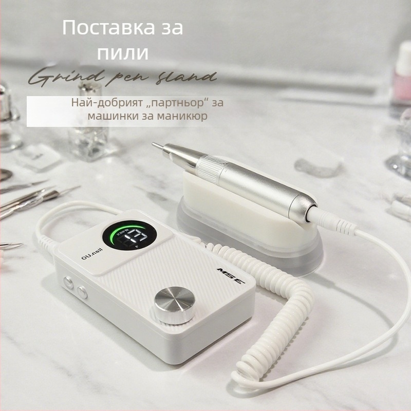Държач за полировъчна писалка за маникюр, преносим, с куха чашка