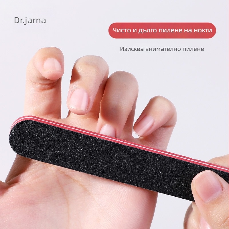 Професионална двустранна гъбена пила за нокти за полиране и оформяне, DJ-306