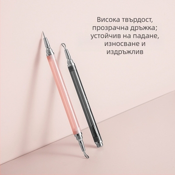 Двупосочна игла за акне от неръждаема стомана с скрит връх – компактна и преносима