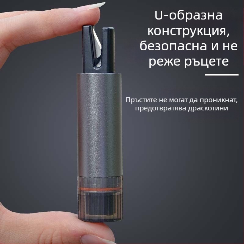 Автомобилен аварийно-спасителен чук с многофункционален инструмент и мини чупач на прозорци, преносим