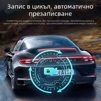 4K HD автомобилен DVR с WiFi, мониторинг на паркиране, монтаж на предното стъкло, без екран, 140° 2160p